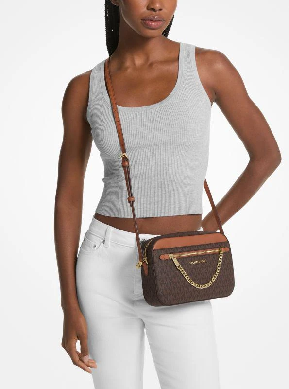商品Michael Kors|女式 Jet Set 大号徽标斜挎包,价格¥491,第1张图片详细描述