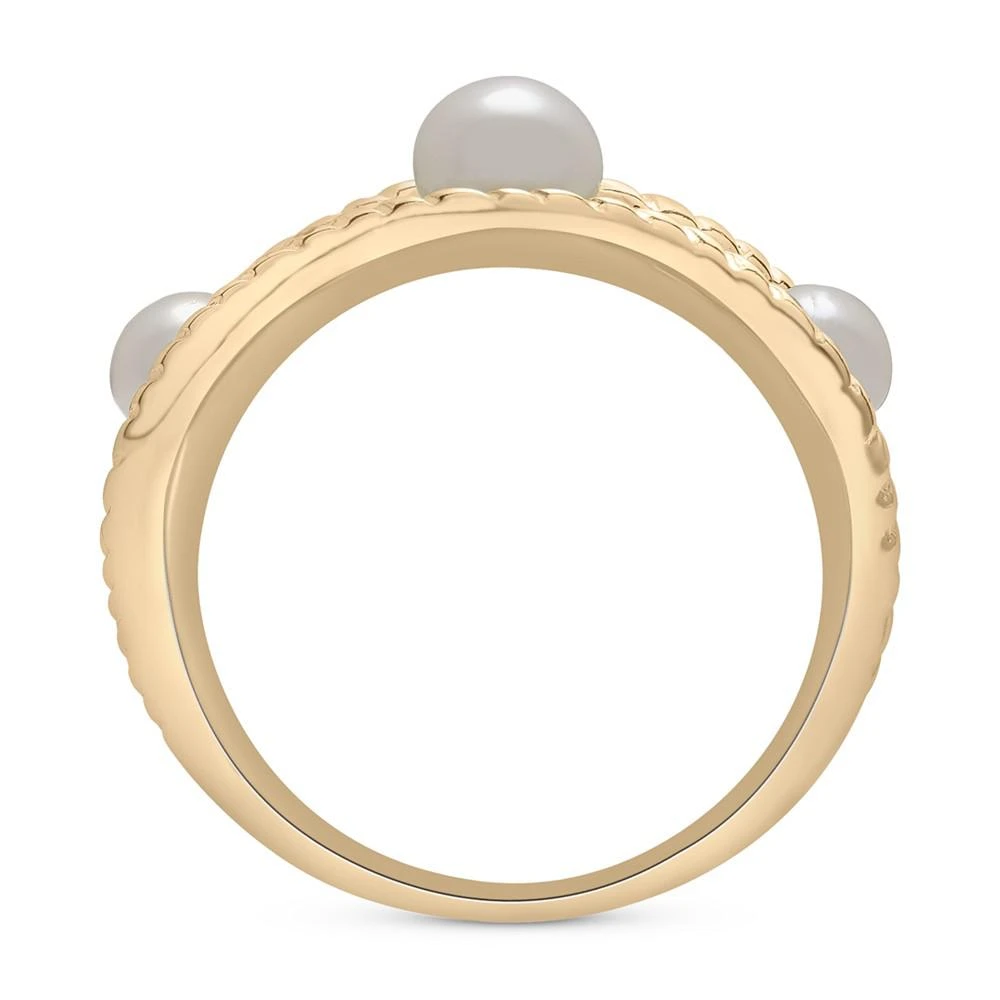 商品Macy's|Cultured Freshwater Pearl (4-5mm) Nugget Ring in 14k Gold-Plated Sterling Silver,价格¥260,第3张图片详细描述