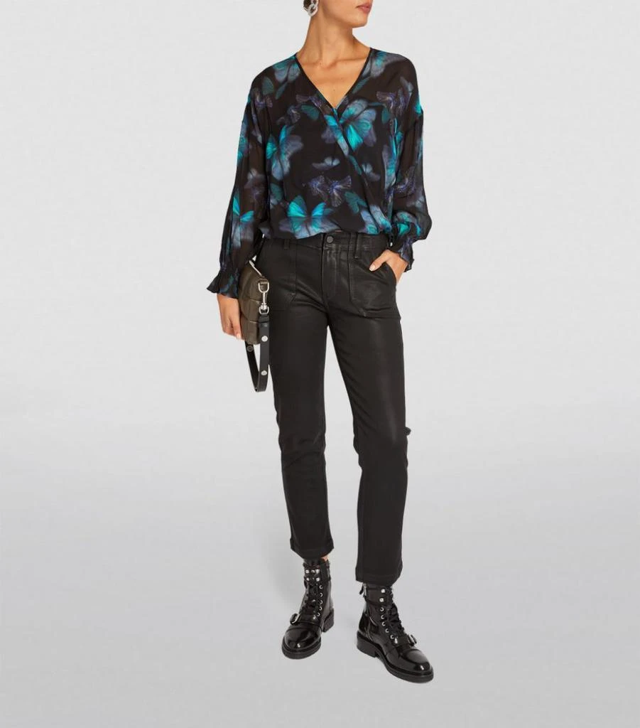 商品ALL SAINTS|Butterfly Patterned Ceres Blouse,价格¥676,第2张图片详细描述