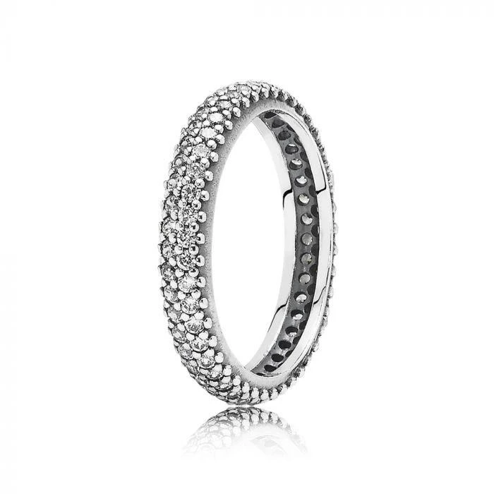 商品PANDORA|Cubic Zirconia Sterling Silver Inspiration Ring,价格¥371,第1张图片
