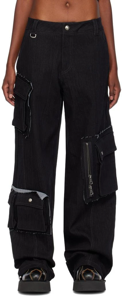 商品ANDERSSON BELL|Black Mulina Jeans,价格¥2099,第1张图片