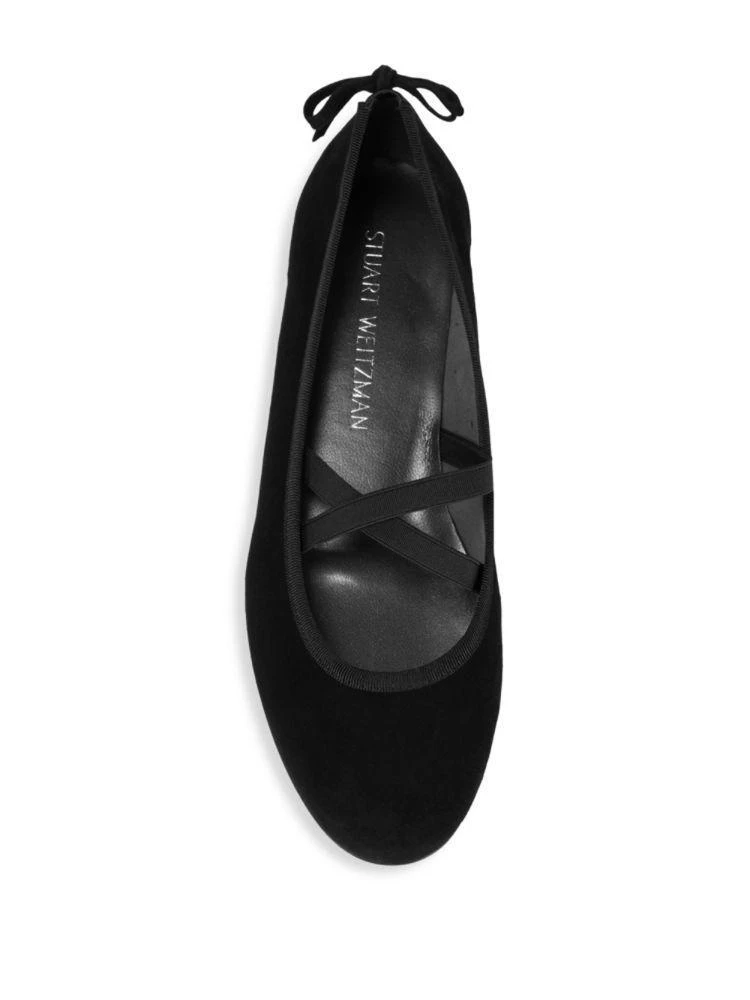 商品Stuart Weitzman|Bolshoi 麂皮芭蕾鞋,价格¥1105,第4张图片详细描述
