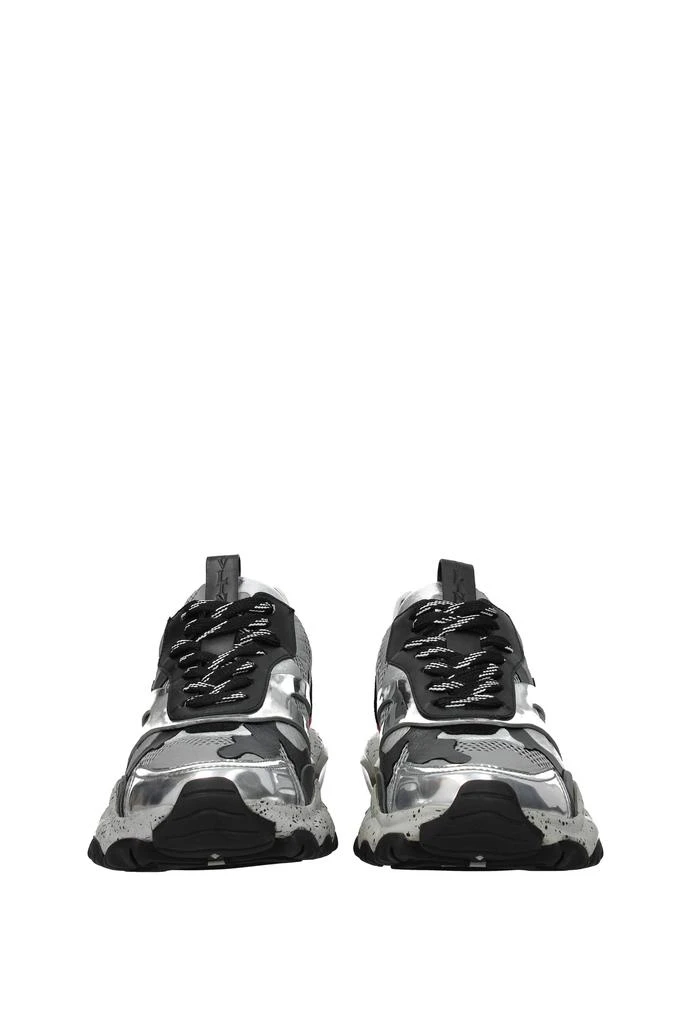 商品Valentino|Sneakers Leather Silver,价格¥2507,第3张图片详细描述