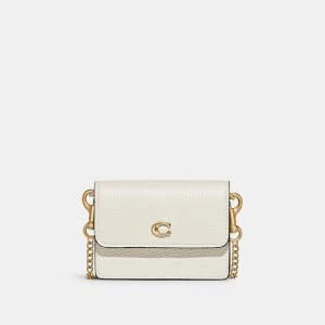 商品Coach|Coach Women's Refined Calf Leather Card Case With Chain,价格¥897,第1张图片详细描述