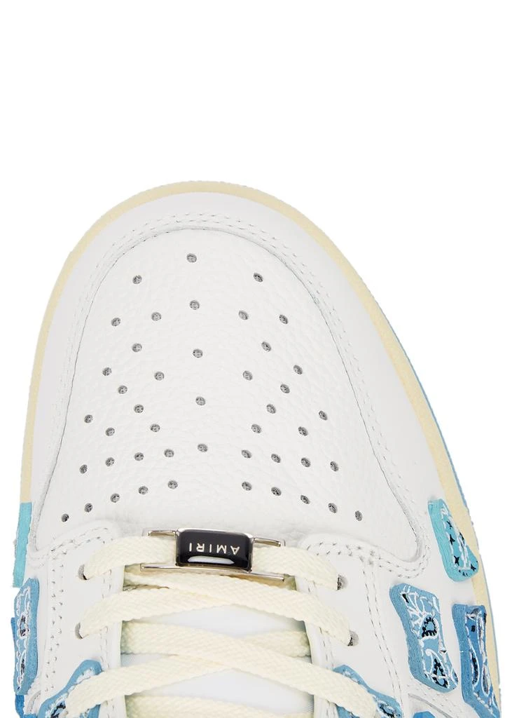 商品AMIRI|Skel bandana-print leather low-top sneakers,价格¥4495,第4张图片详细描述