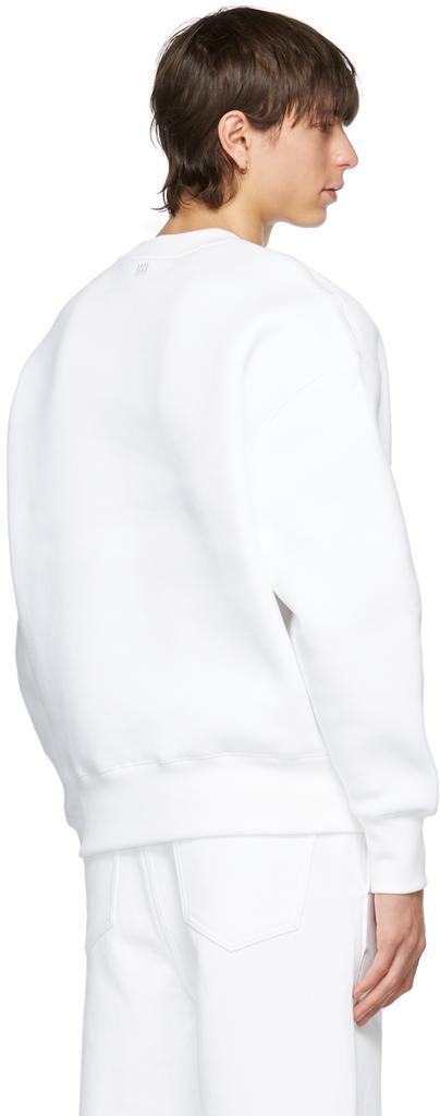 商品AMI|White Ami de Coeur Macrame Sweatshirt,价格¥3806,第5张图片详细描述