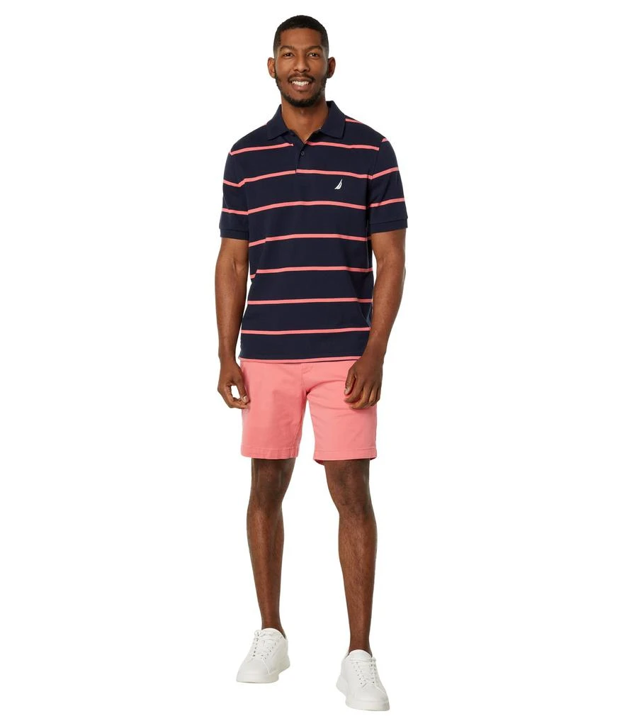 商品Nautica|Classic Fit Striped Performance Deck Polo,价格¥273,第4张图片详细描述