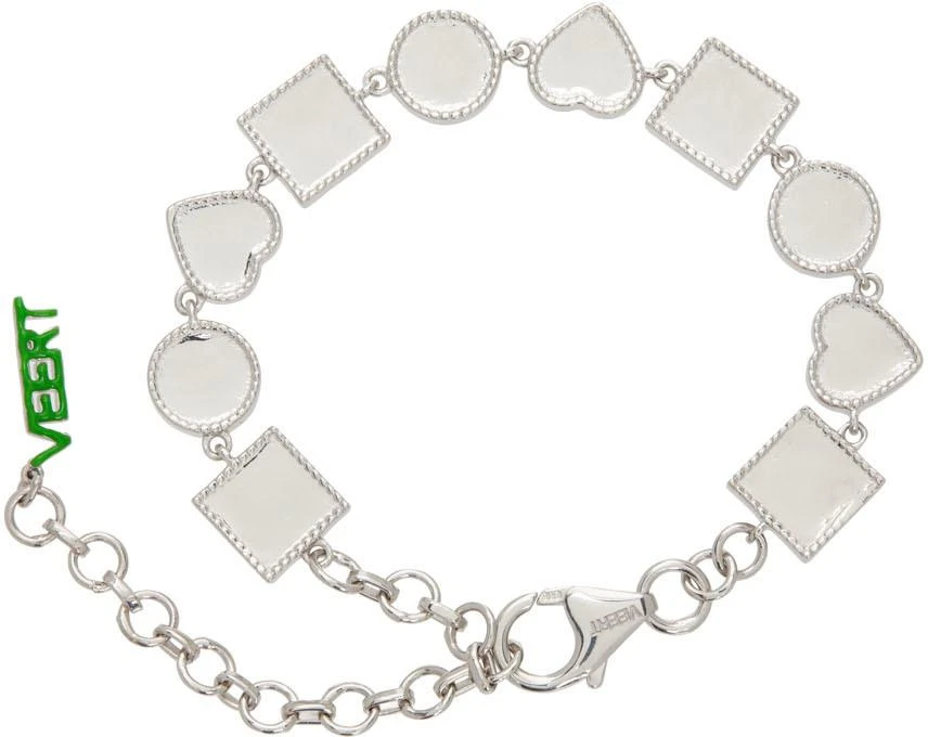 商品VEERT|White Gold 'The Shape' Bracelet,价格¥1616,第2张图片详细描述