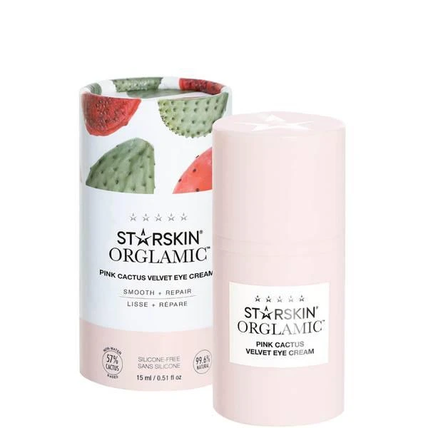 商品Starskin|STARSKIN Orglamic Pink Cactus Velvet Eye Cream 15ml,价格¥361,第1张图片