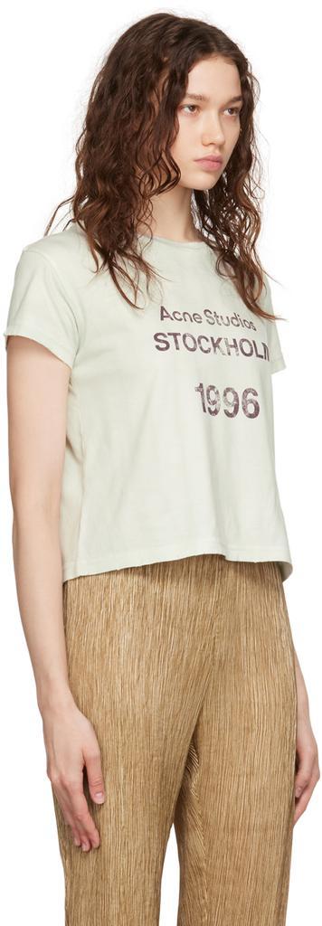 商品Acne Studios|Green Cropped T-Shirt,价格¥1541,第4张图片详细描述