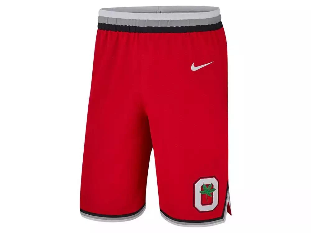 商品NIKE|Ohio State Buckeyes Men's Replica Basketball Retro Shorts,价格¥365,第1张图片