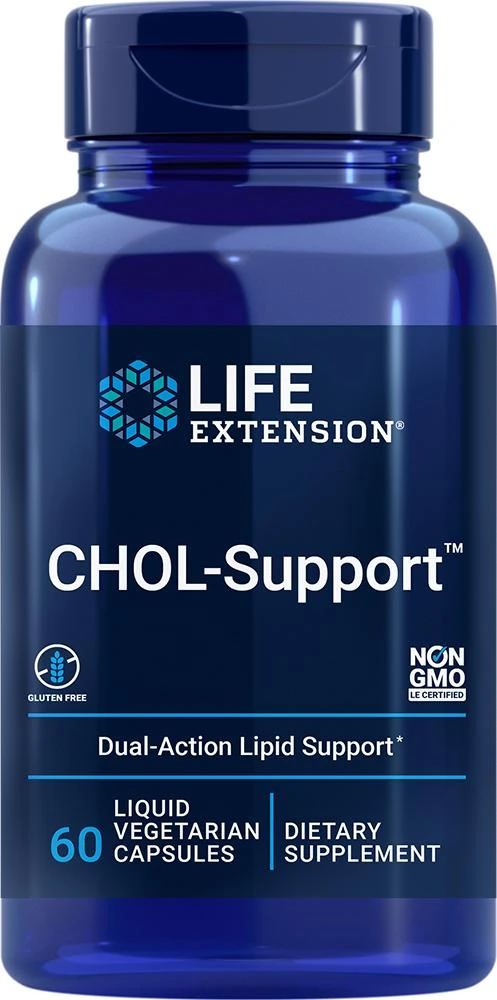 商品Life Extension|Life Extension CHOL-Support™ (60 liquid vegetarian capsules),价格¥287,第1张图片