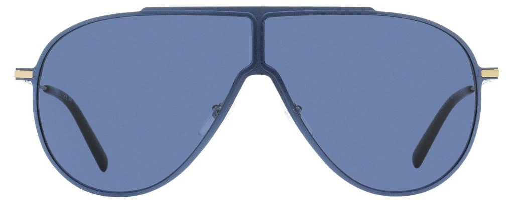 商品MCM|MCM Unisex Navigator Sunglasses MCM502S 423 Matte Blue/Gold 65mm,价格¥548,第2张图片详细描述