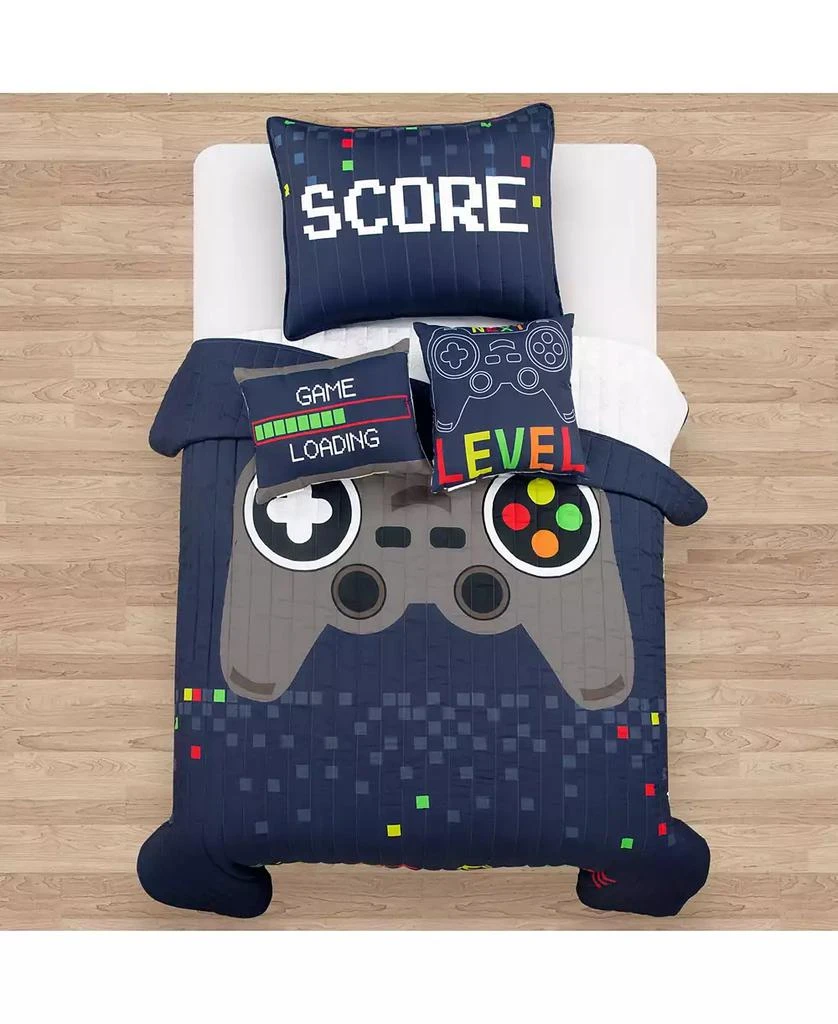 商品Macy's|Video Games 4 Piece Quilt Set for Kids,价格¥890,第4张图片详细描述