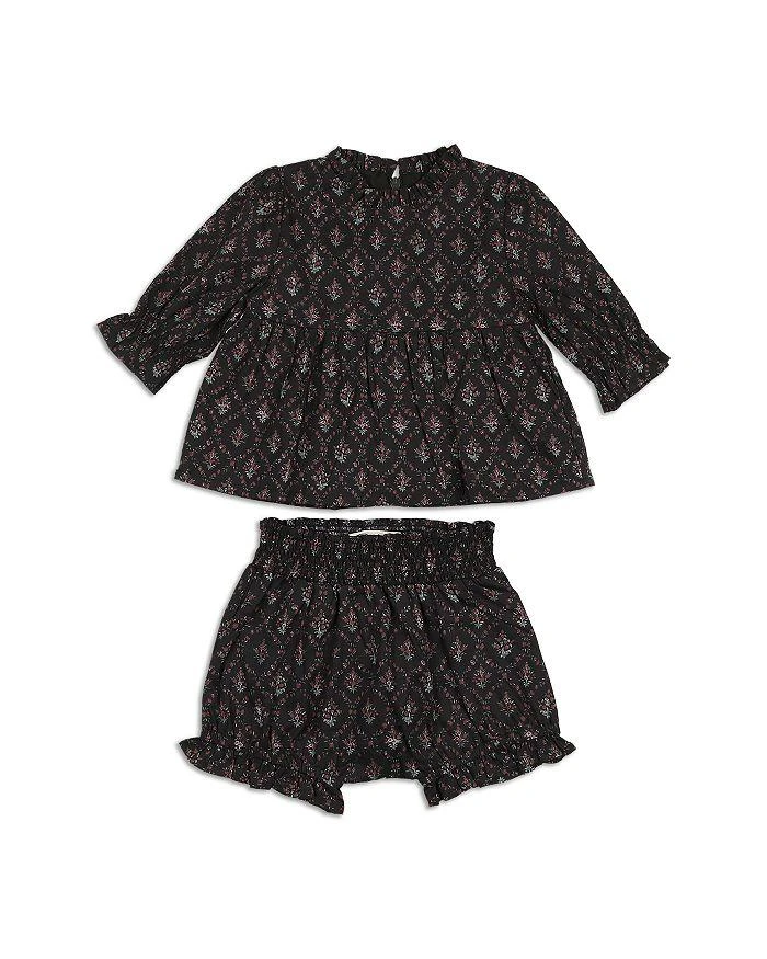 商品Maniere|Girls' Victorian Printed Top & Shorts Set - Baby,价格¥535,第1张图片详细描述