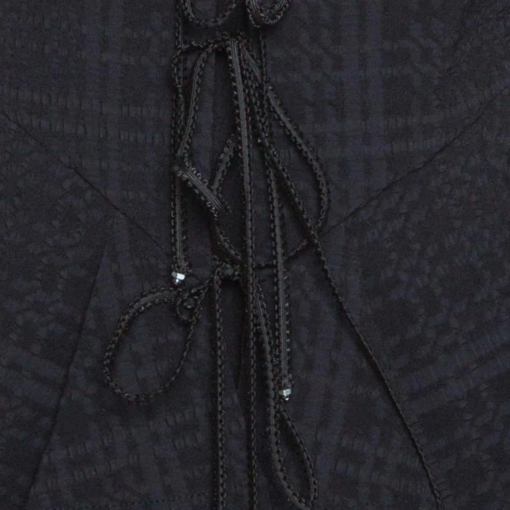 商品[二手商品] ROLAND MOURET|Roland Mouret Black Puckered Check Wool Blend Hanover Jacket L,价格¥1817,第4张图片详细描述
