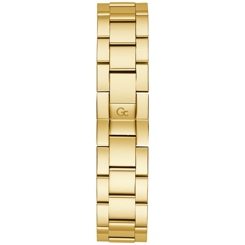 商品GUESS|Gc Muse Women's Swiss Gold-Tone Stainless Steel Bracelet Watch 34mm,价格¥2815,第5张图片详细描述