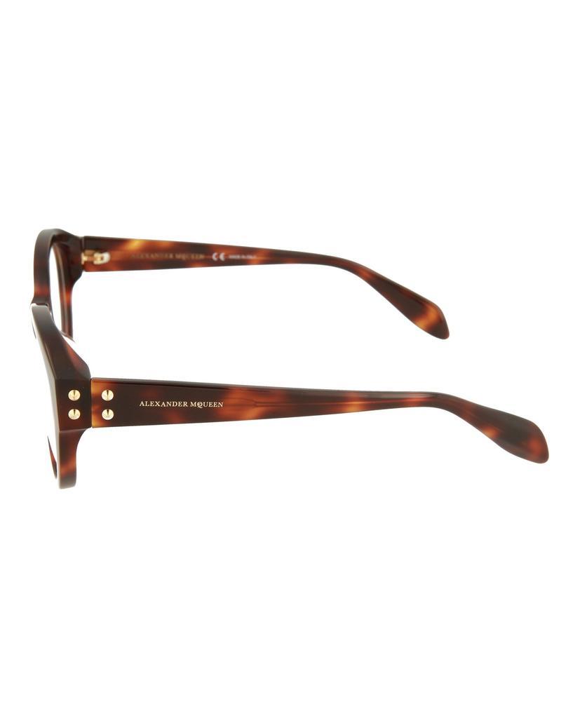 商品Alexander McQueen|Round-Frame Optical Glasses,价格¥863,第5张图片详细描述