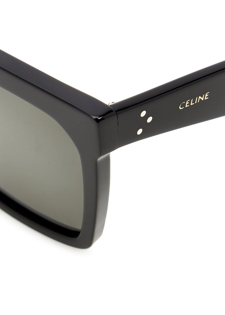 Black square-frame sunglasses商品第3张图片规格展示