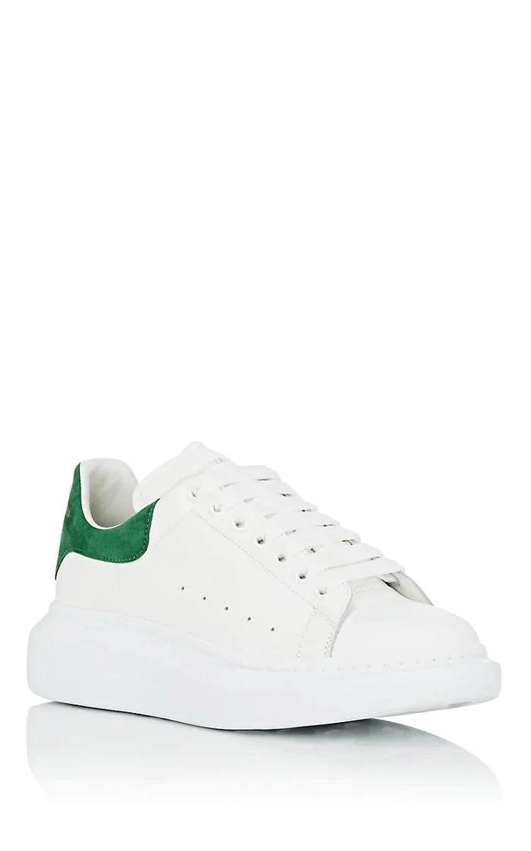 商品Alexander McQueen|Oversized-Sole Leather 运动鞋,价格¥3610,第2张图片详细描述