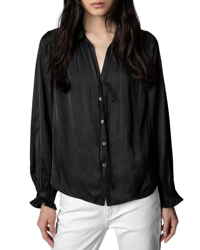 商品Zadig&Voltaire|Tilan Tie Neck Blouse,价格¥1607,第1张图片