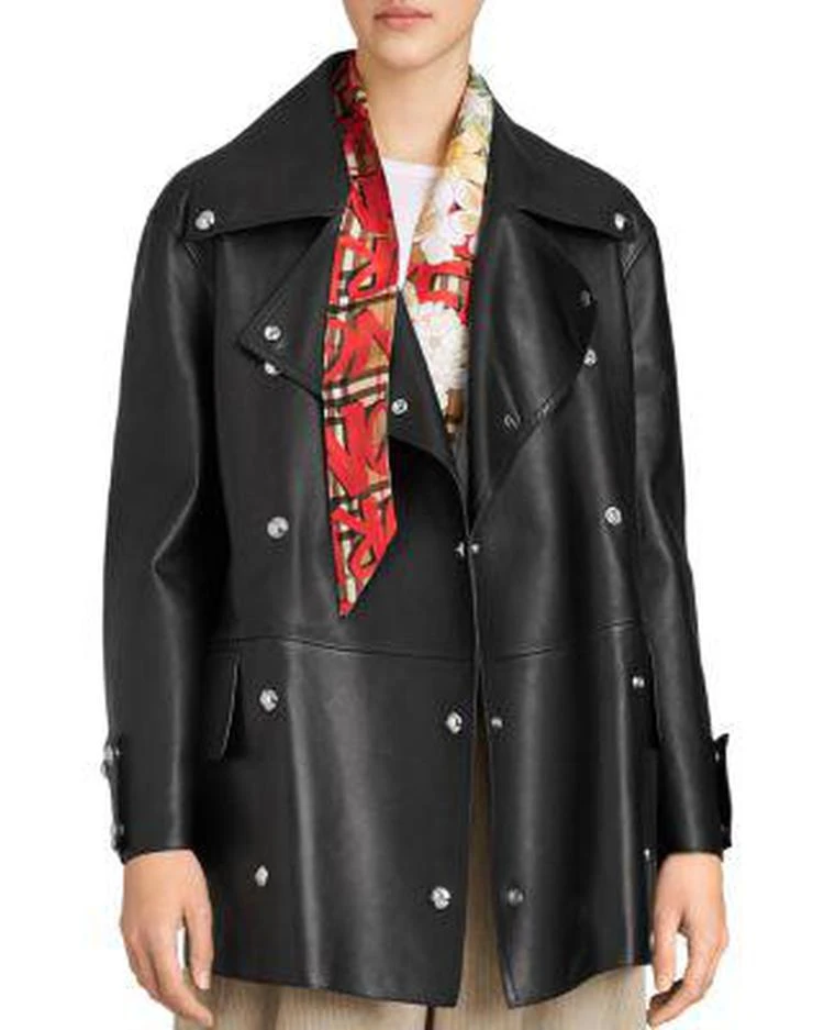 商品Burberry|Graffiti Archive Print Silk Slim Scarf,价格¥762,第4张图片详细描述