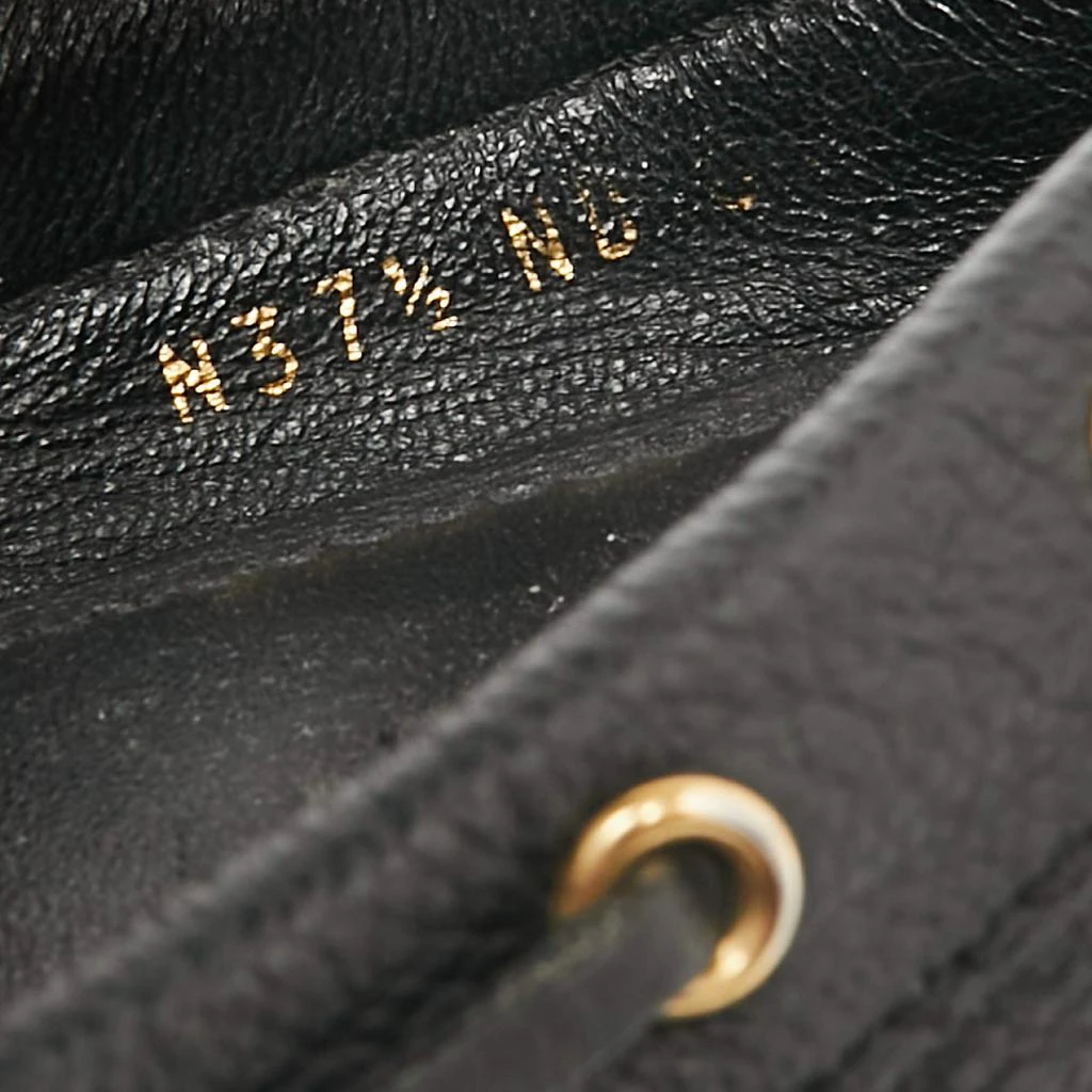 Louis Vuitton Black Monogram Empreinte Leather Gloria Loafers Size 37.5 商品