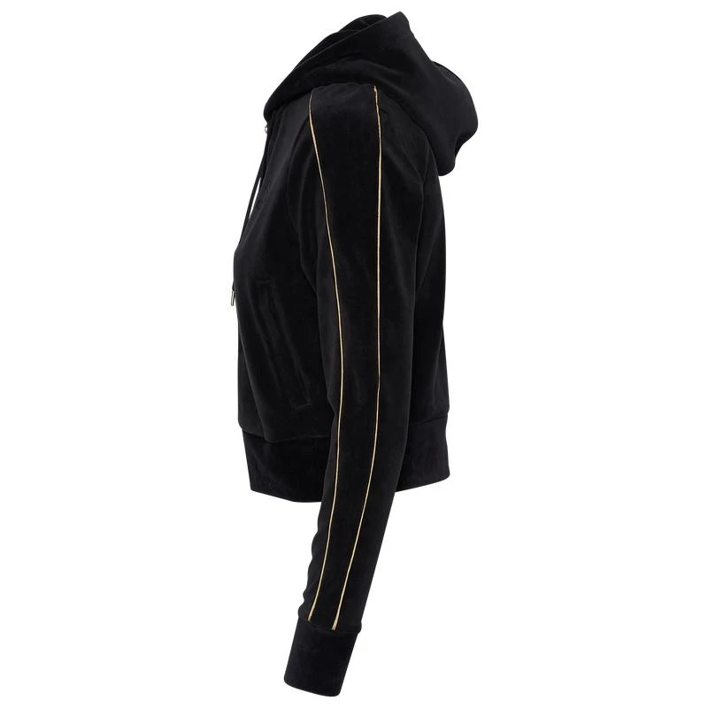 商品Puma|PUMA Velour Iconic T7 Fleece Hoodie - Women's,价格¥263,第3张图片详细描述