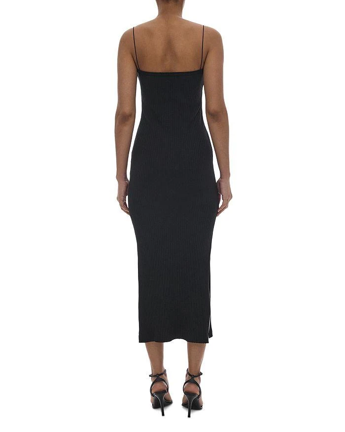 商品Helmut Lang|Ribbed Side Slit Dress,价格¥1246,第2张图片详细描述