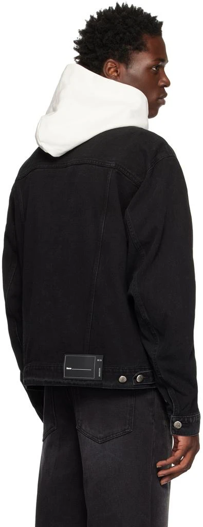 商品We11done|Black Zipper Denim Jacket,价格¥1401,第3张图片详细描述
