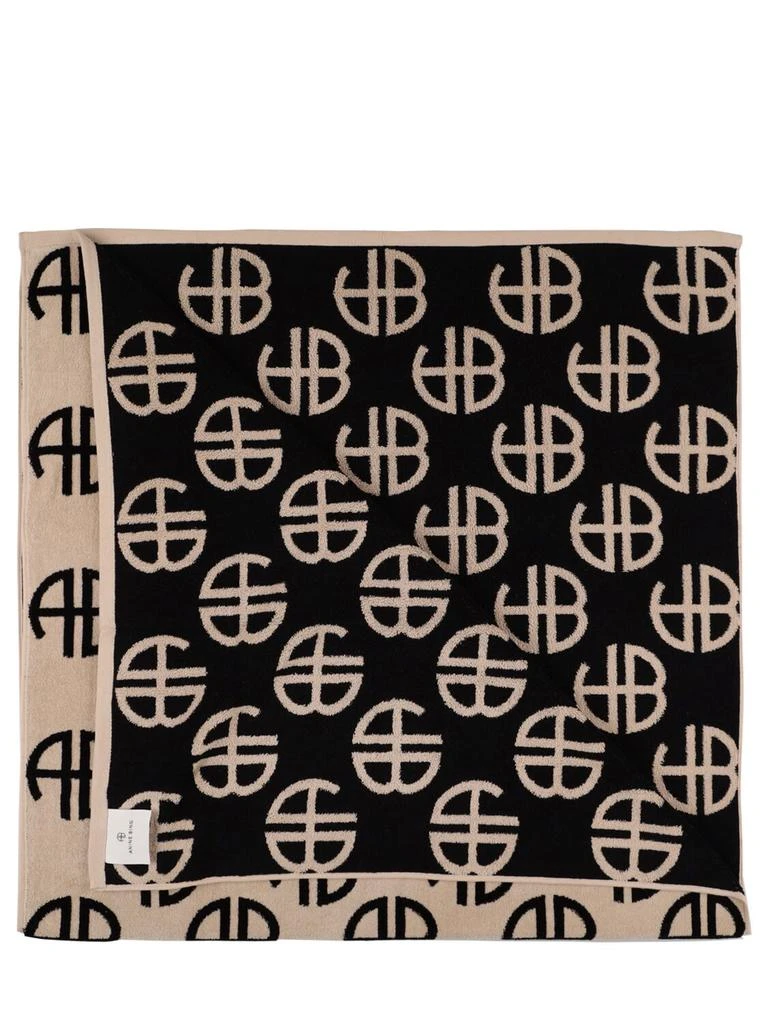 商品ANINE BING|Bahia Monogram Cotton Towel,价格¥916,第2张图片详细描述