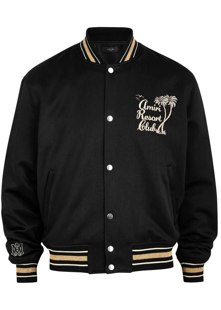 商品AMIRI|Resort Club embroidered satin bomber jacket,价格¥7888,第1张图片