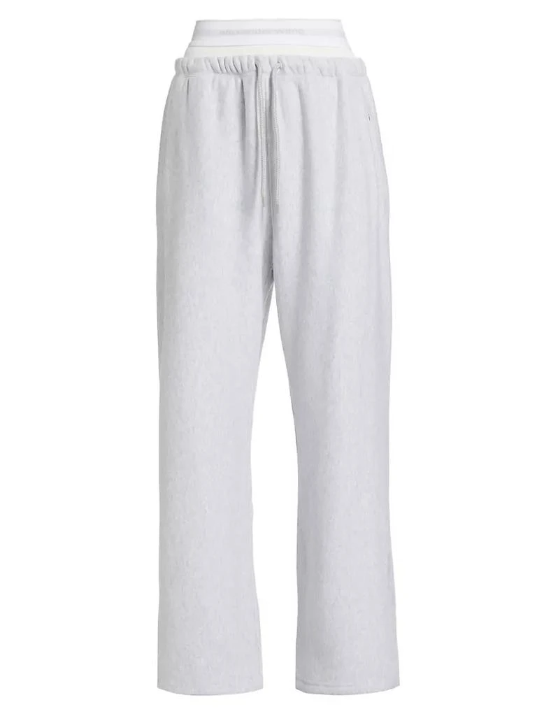 商品Alexander Wang|Exposed Brief Wide-Leg Sweatpants,价格¥3127,第1张图片