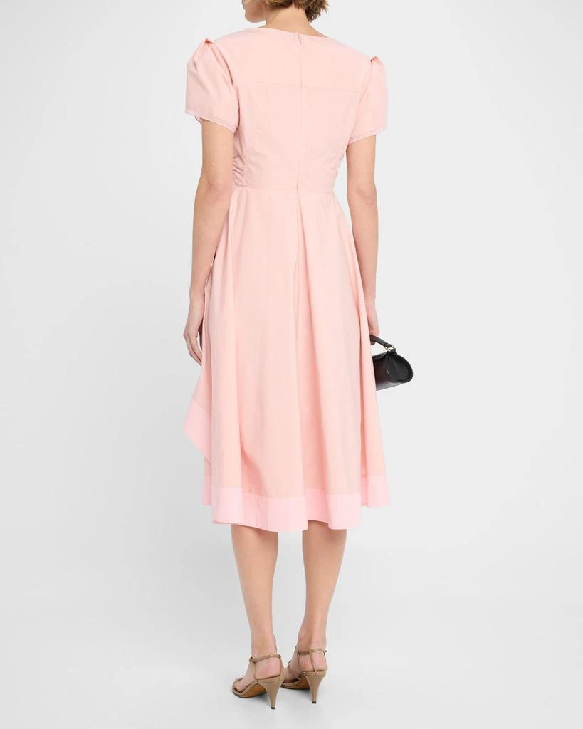 商品3.1 Phillip Lim|V-Neck Tulip-Sleeve Midi Dress,价格¥5352,第3张图片详细描述