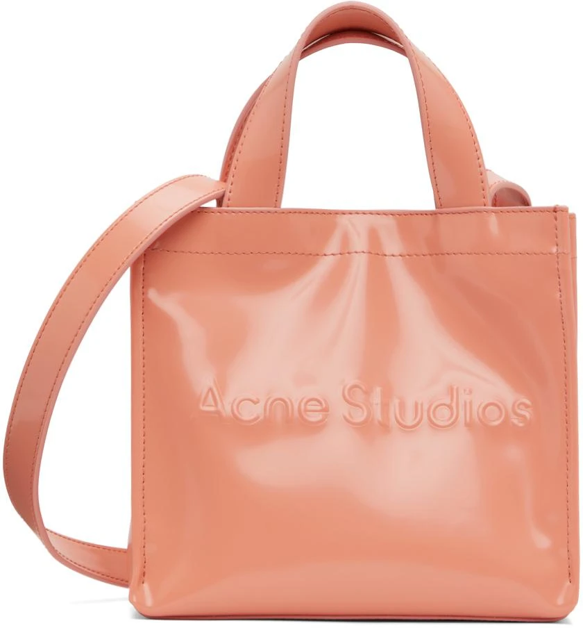 商品Acne Studios|Pink Mini Logo Tote,价格¥2330,第1张图片