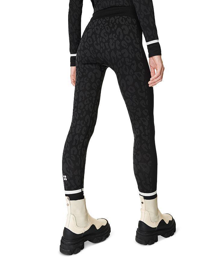 商品SWEATY BETTY|Leopard Jacquard Base Layer Leggings,价格¥849,第4张图片详细描述