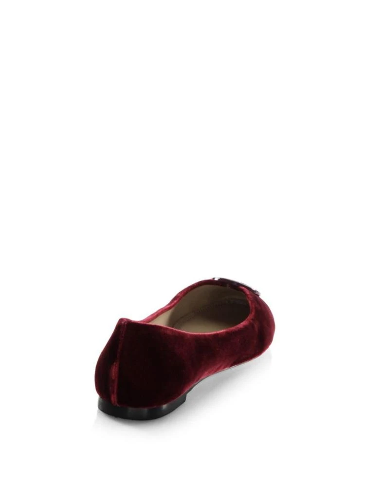 商品Tory Burch|Chelsea Cap Toe Velvet Flats,价格¥834,第2张图片详细描述