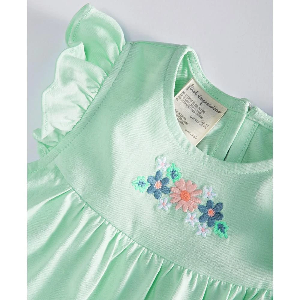商品First Impressions|Baby Girls Petals Cotton Sunsuit, Created for Macy's,价格¥56,第3张图片详细描述