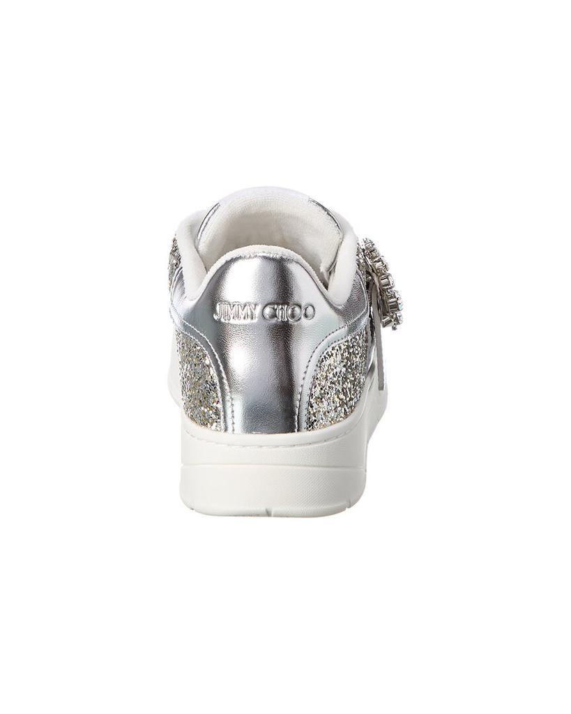 商品Jimmy Choo|Jimmy Choo Osaka Glitter & Leather Sneaker,价格¥4426,第5张图片详细描述