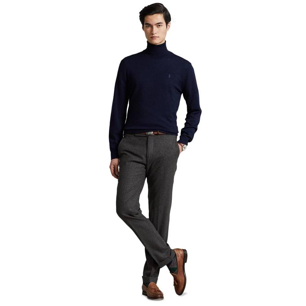 商品Ralph Lauren|Men's Washable Wool Turtleneck Sweater,价格¥682,第4张图片详细描述