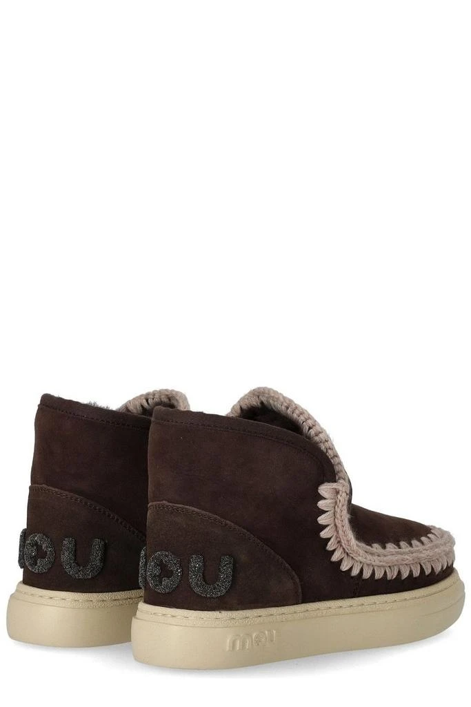 商品Mou|Mou Eskimo Whipstitch-Trim Round-Toe Ankle Boots,价格¥1779,第4张图片详细描述