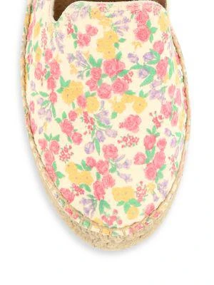 商品MANEBÍ|Loveshackfancy x Manebi Floral Suede Platform Espadrilles,价格¥556,第4张图片详细描述