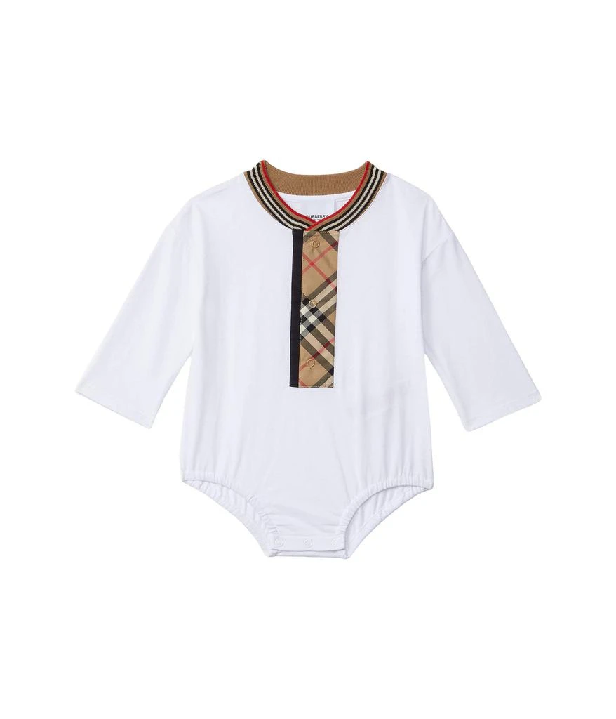 商品Burberry|Knox Long Sleeve One-Piece (Infant),价格¥967,第1张图片