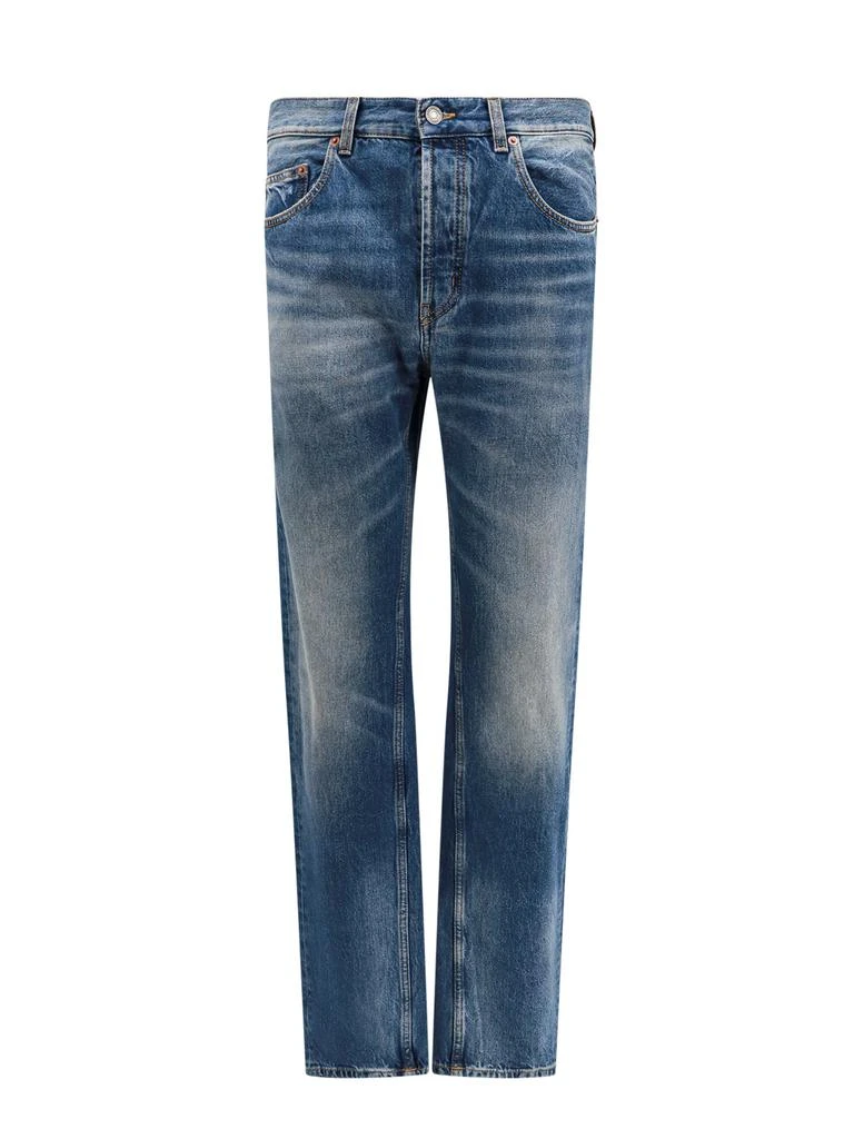 商品Yves Saint Laurent|Biologic cotton jeans with back logo patch,价格¥4176,第1张图片