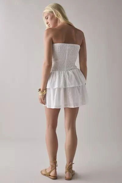 商品Daisy Street|Daisy Street Broderie Bandeau Drop Waist Tiered Mini Dress,价格¥359,第2张图片详细描述