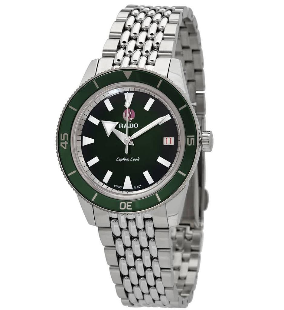 商品Rado|Rado Captain Cook Automatic Green Dial Unisex Watch R32500328,价格¥10587,第1张图片