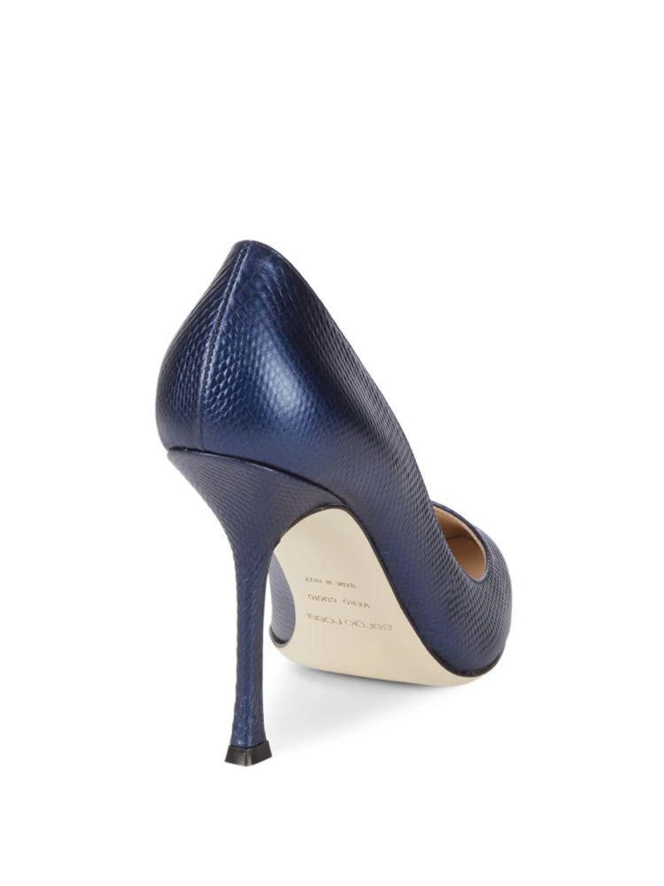 商品Sergio Rossi|Point Toe Leather Pumps,价格¥1813,第2张图片详细描述