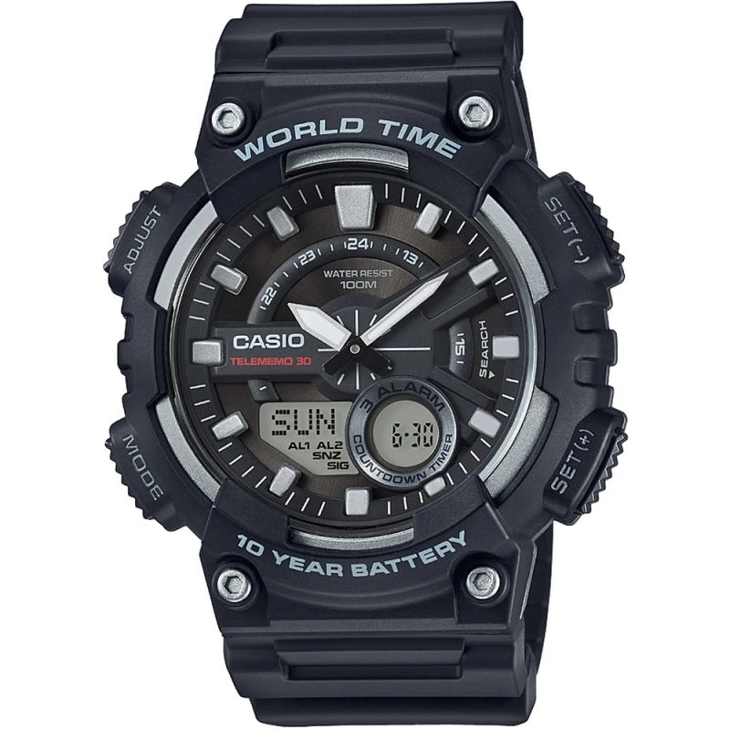 商品Casio|Mens Casio Classic Watch AEQ-110W-1AVEF 卡西欧手表,价格¥388,第1张图片