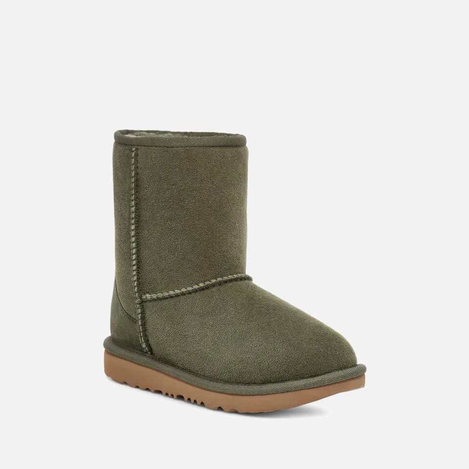 商品UGG|UGG KIDS’ CLASSIC II SUEDE AND WOOL-BLEND BOOTS,价格¥709,第3张图片详细描述