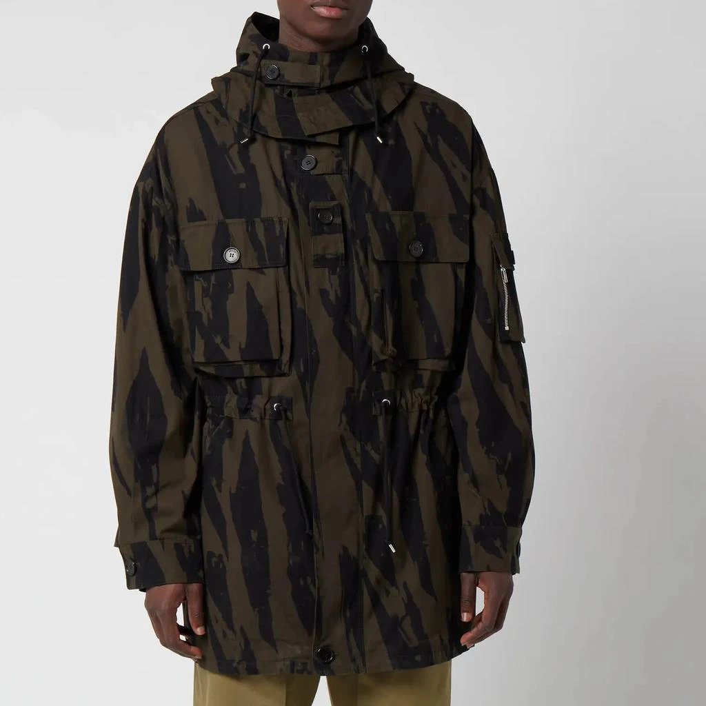 商品Kenzo|KENZO Men's Printed Oversized Parka - Bronze,价格¥1643,第1张图片